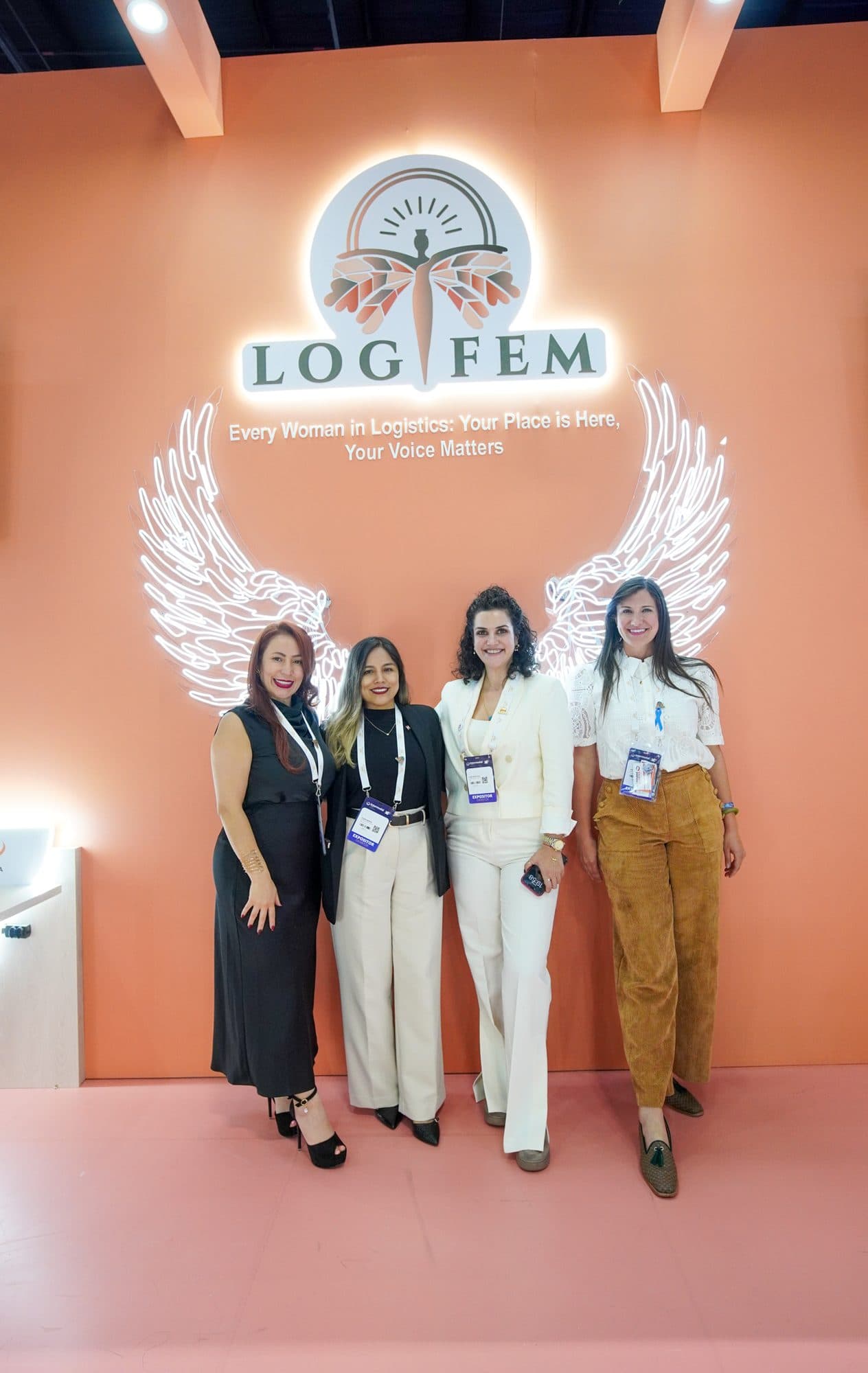 GTC representatives at the LOG FEM women-in-logistics pavilion