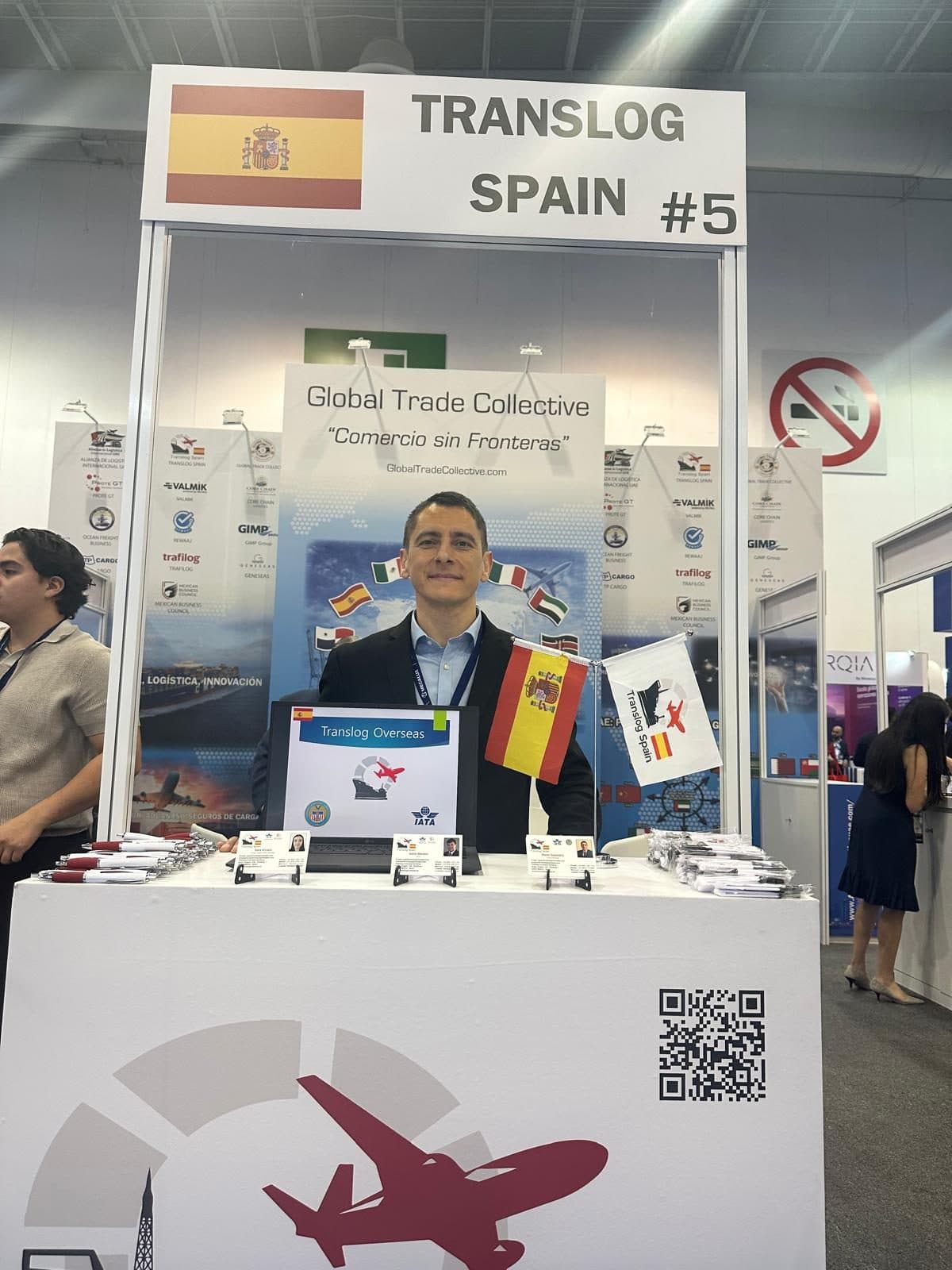 GTC team building trade relationships at a partner booth